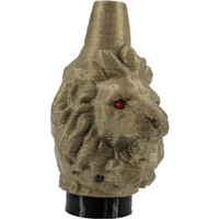 Boquilla 3D Premium Shisha Lion - Frontal - Premium Shisha