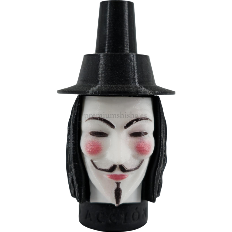 Boquilla 3D Premium Shisha V de Vendetta
