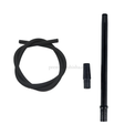 Cachimba Acrilic Hookah D Shape Rosa - Detalle 2 - Premium Shisha
