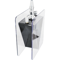 Cachimba Acrylic Hookah V Shape Negra - Detalle 1 - Premium Shisha