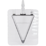 Cachimba Acrylic Hookah V Shape Negra - Frontal - Premium Shisha