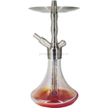 Cachimba Aladin MVP 340 Plateada y Roja - Frontal - Premium Shisha