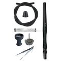Cachimba Aladin MVP 360 Plateada y Transparente - Detalle 2 - Premium Shisha