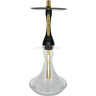 Cachimba Alphi S Negra Mate - Frontal - Premium Shisha