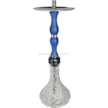 Cachimba Aroma Hookah Oscar Wood Azul - Frontal - Premium Shisha