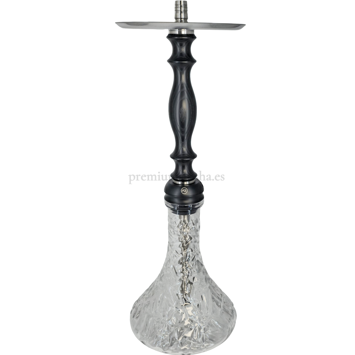 Cachimba Aroma Hookah Tango Wood Negro - Frontal - Premium Shisha