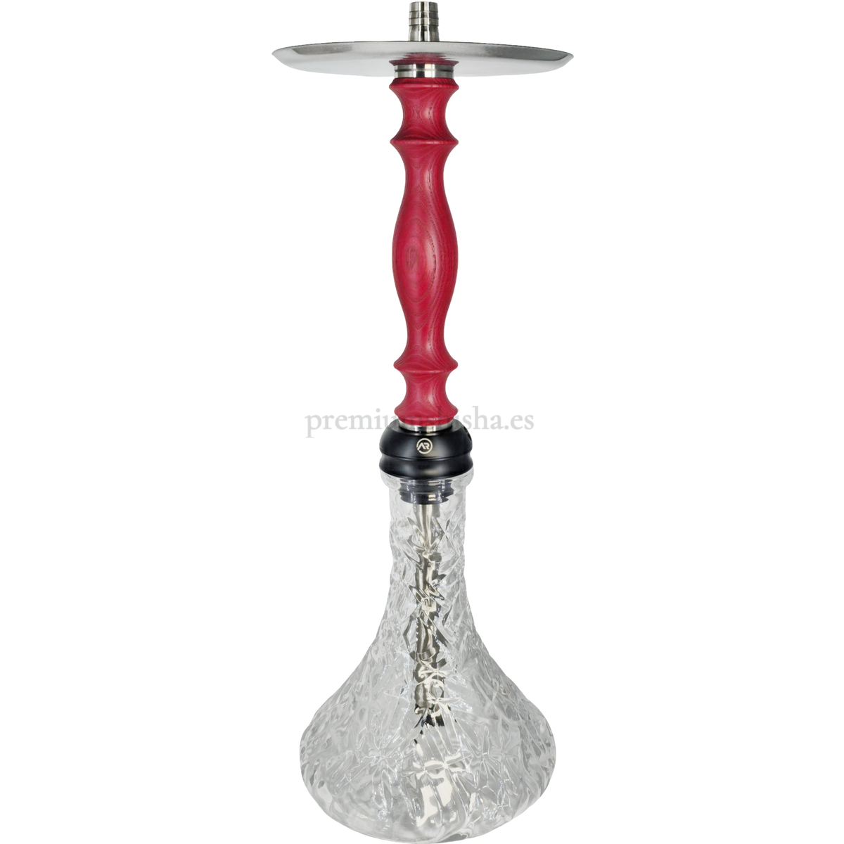 Cachimba Aroma Hookah Tango Wood Roja - Frontal - Premium Shisha