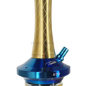Cachimba Diavla Turbo Luxury Azul y Dorada - Detalle 2 - Premium Shisha