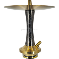 Cachimba Diavla Turbo Luxury Negra y Dorada - Detalle 1 - Premium Shisha