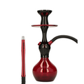 Cachimba El-Badia C1 V2 Rojo y Negro - Frontal - Premium Shisha