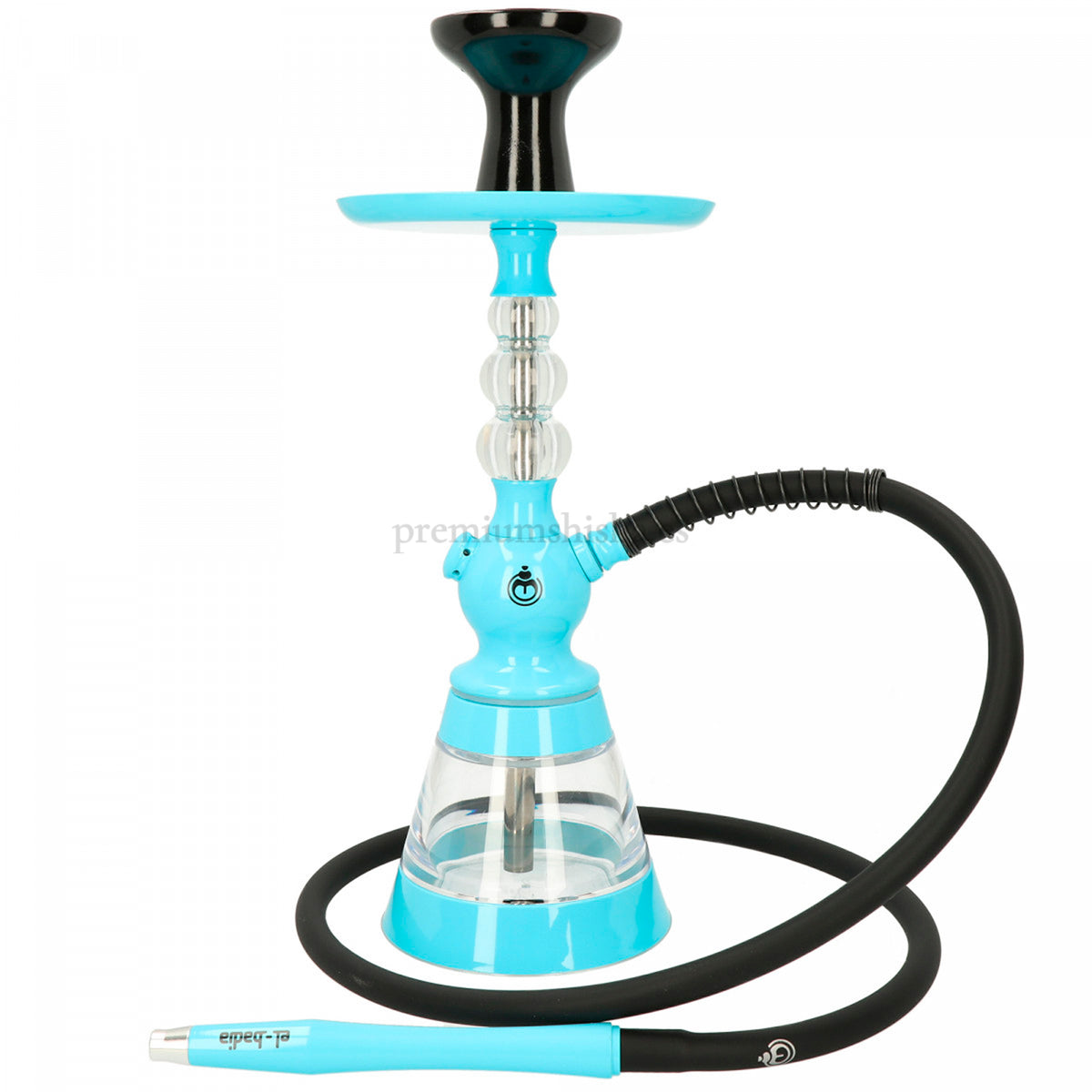 Cachimba El-Badia Celeste - Frontal - Premium Shisha