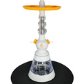 Cachimba El-Badia Celeste Grey Orange - Detalle 3 - Premium Shisha