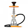Cachimba El-Badia Celeste Grey Orange - Frontal - Premium Shisha