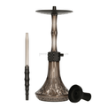 Cachimba El-Badia Fancy Negro - Frontal - Premium Shisha