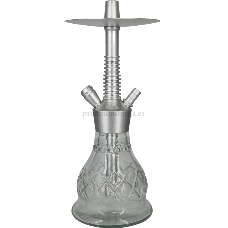 Cachimba Erasmus Hookah Mini Transport Plateado