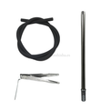 Cachimba Erasmus Hookah Thor Plateada - Detalle 2 - Premium Shisha