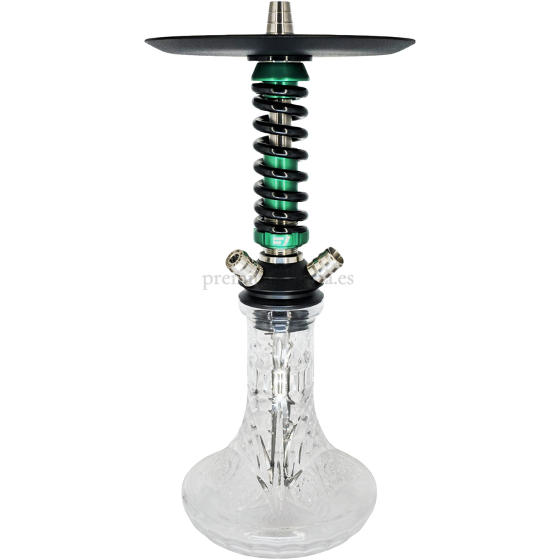 Cachimba Mamay Custom Coilover Negra y Verde