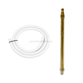 Cachimba Oduman x El Nefes Clear Transparente y Dorada - Detalle 3 - Premium Shisha