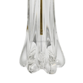 Cachimba Oduman x El Nefes Emo Dream Transparente y Dorada - Detalle 1 - Premium Shisha