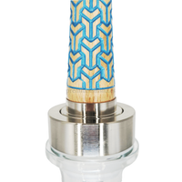 Cachimba Premium Shisha Geometric Azul - Detalle 1 - Premium Shisha