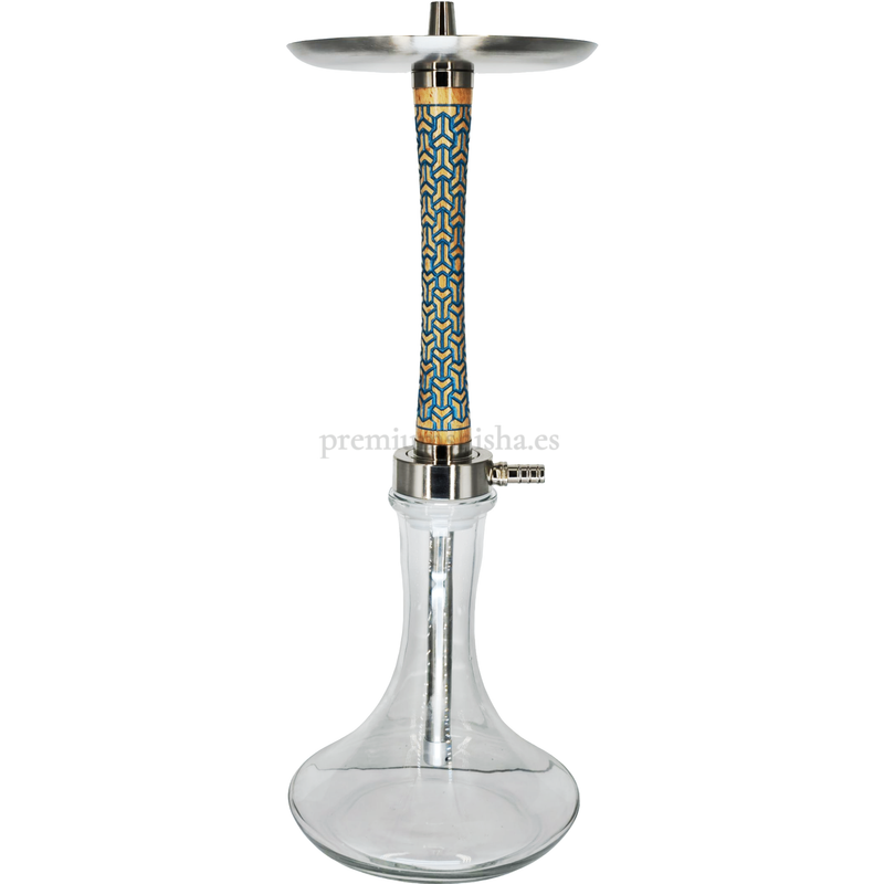 Cachimba Premium Shisha Geometric Azul