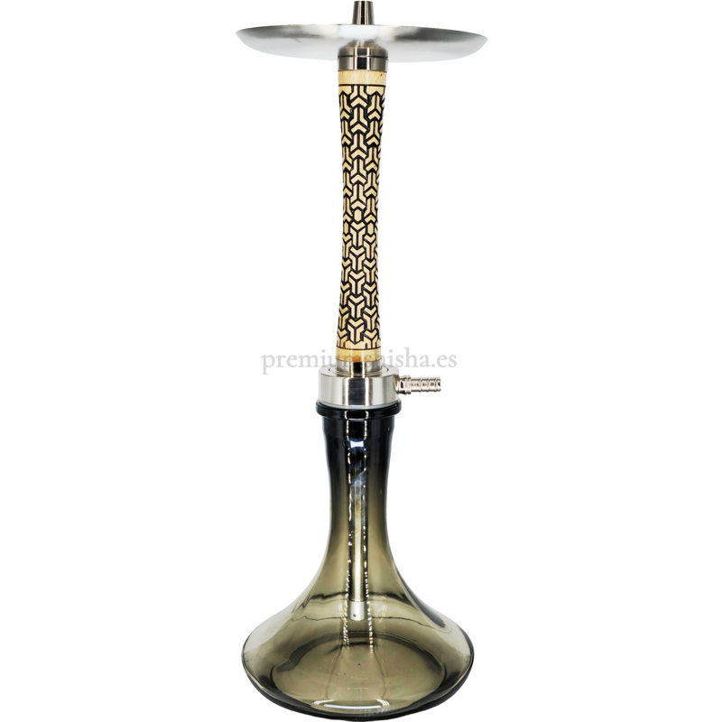 Cachimba Premium Shisha Geometric Negra