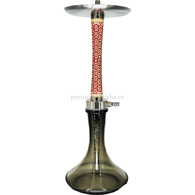 Cachimba Premium Shisha Geometric Roja