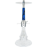 Cachimba Premium Shisha Lava Azul Espacial - Frontal - Premium Shisha