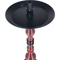 Cachimba Regal D.W. King Roja y Negra - Detalle 2 - Premium Shisha