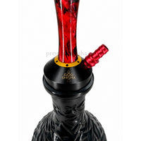 Cachimba The God Shisha Ares Resin Roja y Negra