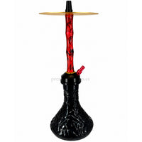 Cachimba The God Shisha Ares Resin Roja y Negra