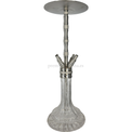 Cachimba WD Hookah Four Elements Inox Plateada - Frontal - Premium Shisha