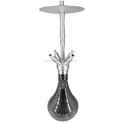 Cachimba WD Hookah Four Elements Plateada - Frontal - Premium Shisha