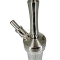 Cachimba WD Hookah Trilogy Inox Plateada - Detalle 1 - Premium Shisha