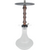 Cachimba YKAP Hookah Killer + Wave Marrón - Frontal - Premium Shisha