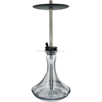 Cachimba YKAP Hookah Killer Classic Plateada - Frontal - Premium Shisha