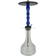 Cachimba YKAP Hookah Wood Azul - Frontal - Premium Shisha