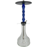 Cachimba YKAP Hookah Wood Azul - Frontal - Premium Shisha