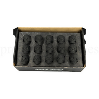 Carbón King Black Pearl 1 Unidad - Frontal - Premium Shisha