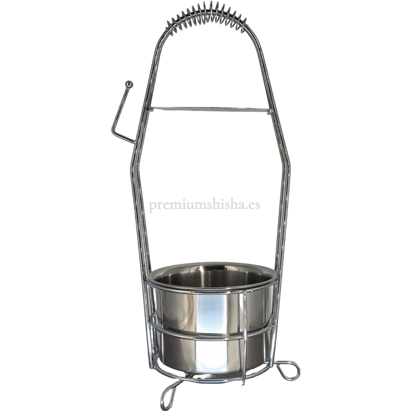 Carbonera Premium Shisha Plateada