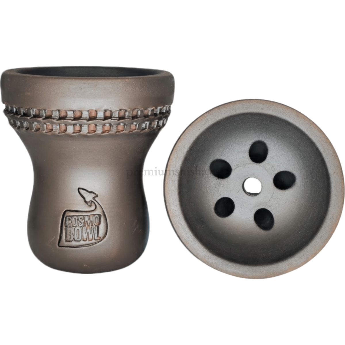 Cazoleta Cosmo Bowl Turkish Tradi Marrón - Frontal - Premium Shisha
