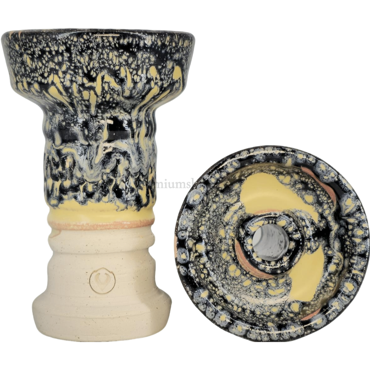Cazoleta Diavla Phunnel Negro - Frontal - Premium Shisha