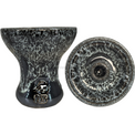 Cazoleta Hookah Space Saturne Negro y Blanco - Frontal - Premium Shisha