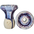 Cazoleta Mud Bowl Lilac Faenzas Azul y Lila - Frontal - Premium Shisha
