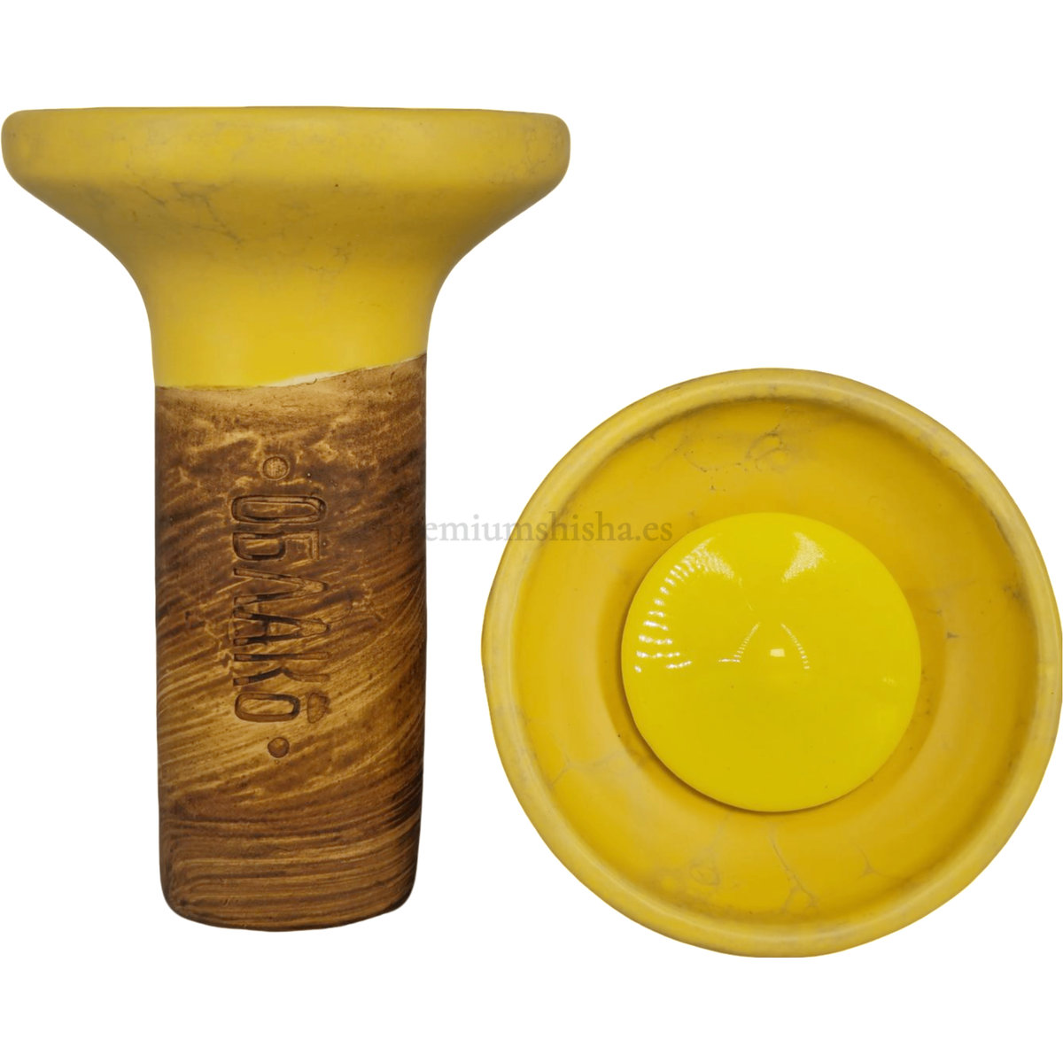 Cazoleta Oblako Flow Amarilla - Frontal - Premium Shisha