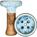 Cazoleta Oblako Killer Tradi Azul y Blanca - Frontal - Premium Shisha