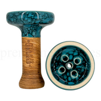 Cazoleta Oblako Killer Tradi Azul y Negro - Frontal - Premium Shisha