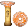 Cazoleta Oblako Phunnel S Naranja y Blanca - Frontal - Premium Shisha