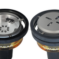 Cazoleta Quasar Raas 2 Negra Mate y Dorado - Detalle 4 - Premium Shisha