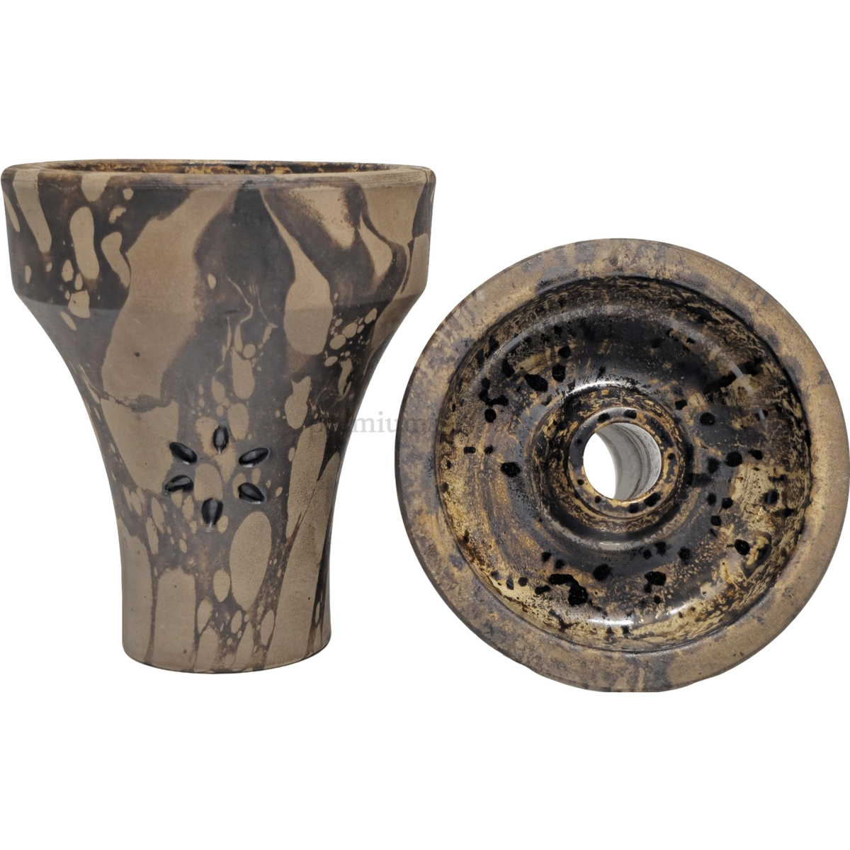 Cazoleta Solaris Styx Phunnel Marrón - Frontal - Premium Shisha